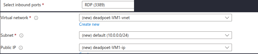 Image 1: Azure VM Configuration